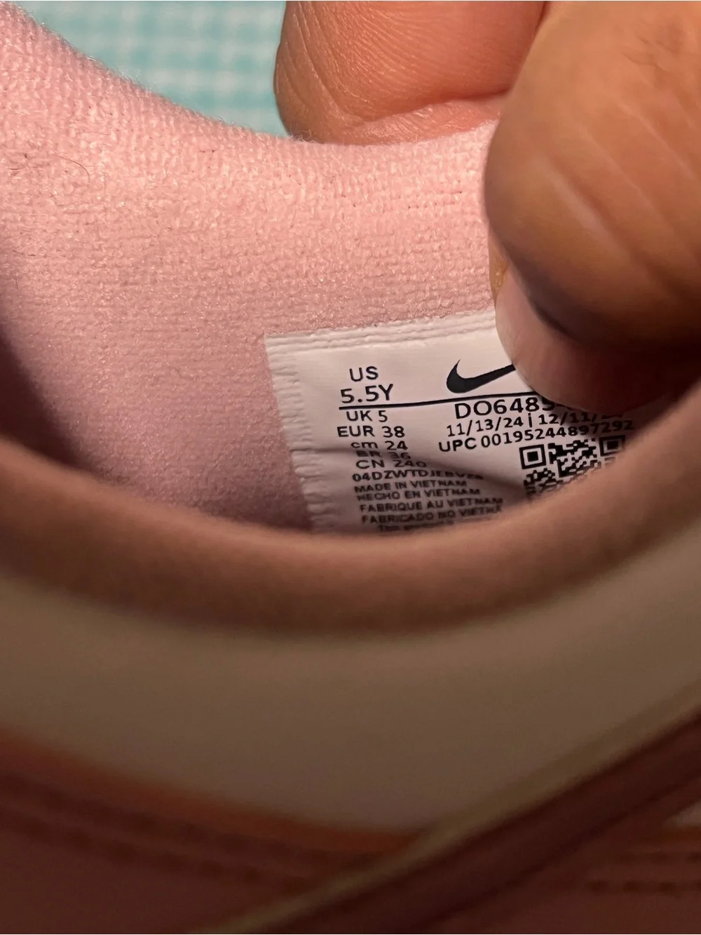 Nike kids size